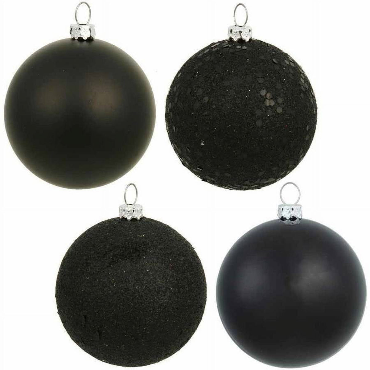 Vickerman 2.4" Baby Blue 4-Finish Ball Ornament Assortment, 60 per Box