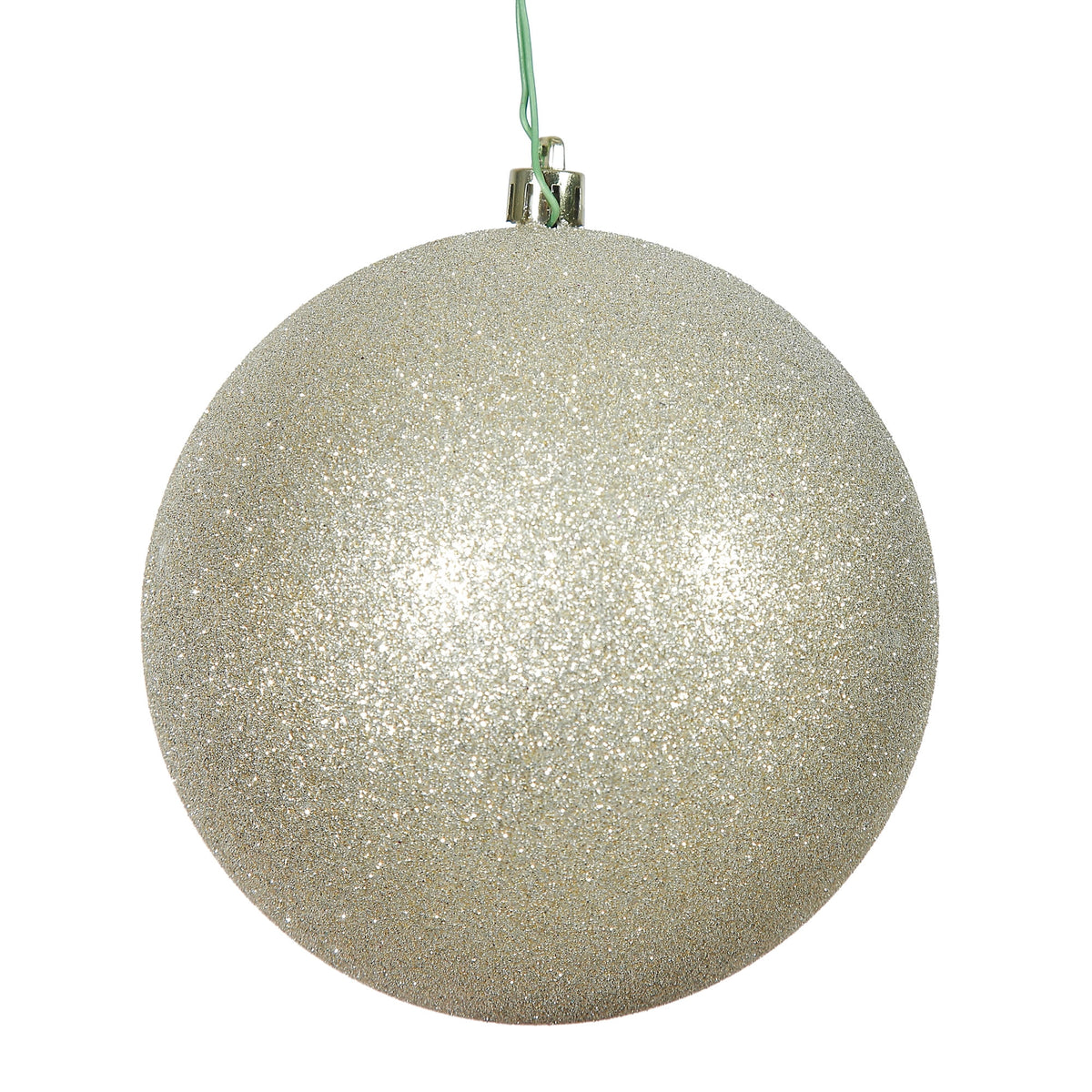 Vickerman 2.4" Christmas Ornament Ball, Silver Shiny Finish, Shatterproof Plastic, UV Resistant, Holiday Christmas Tree Decoration, 24 Pack