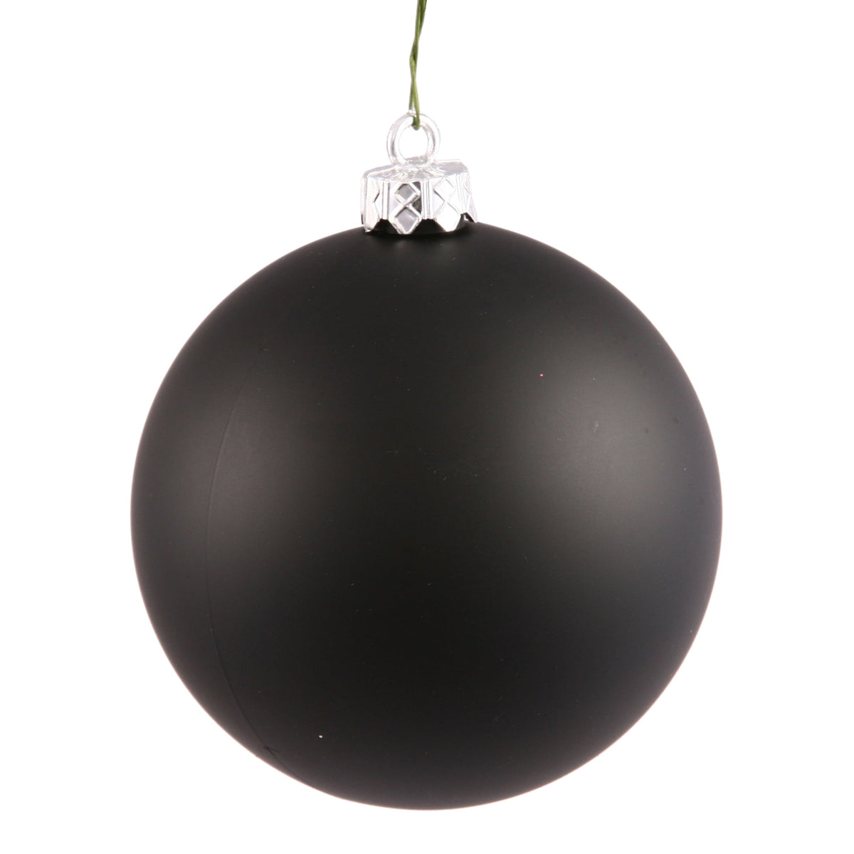 Vickerman 2.4" Christmas Ornament Ball, Silver Shiny Finish, Shatterproof Plastic, UV Resistant, Holiday Christmas Tree Decoration, 24 Pack