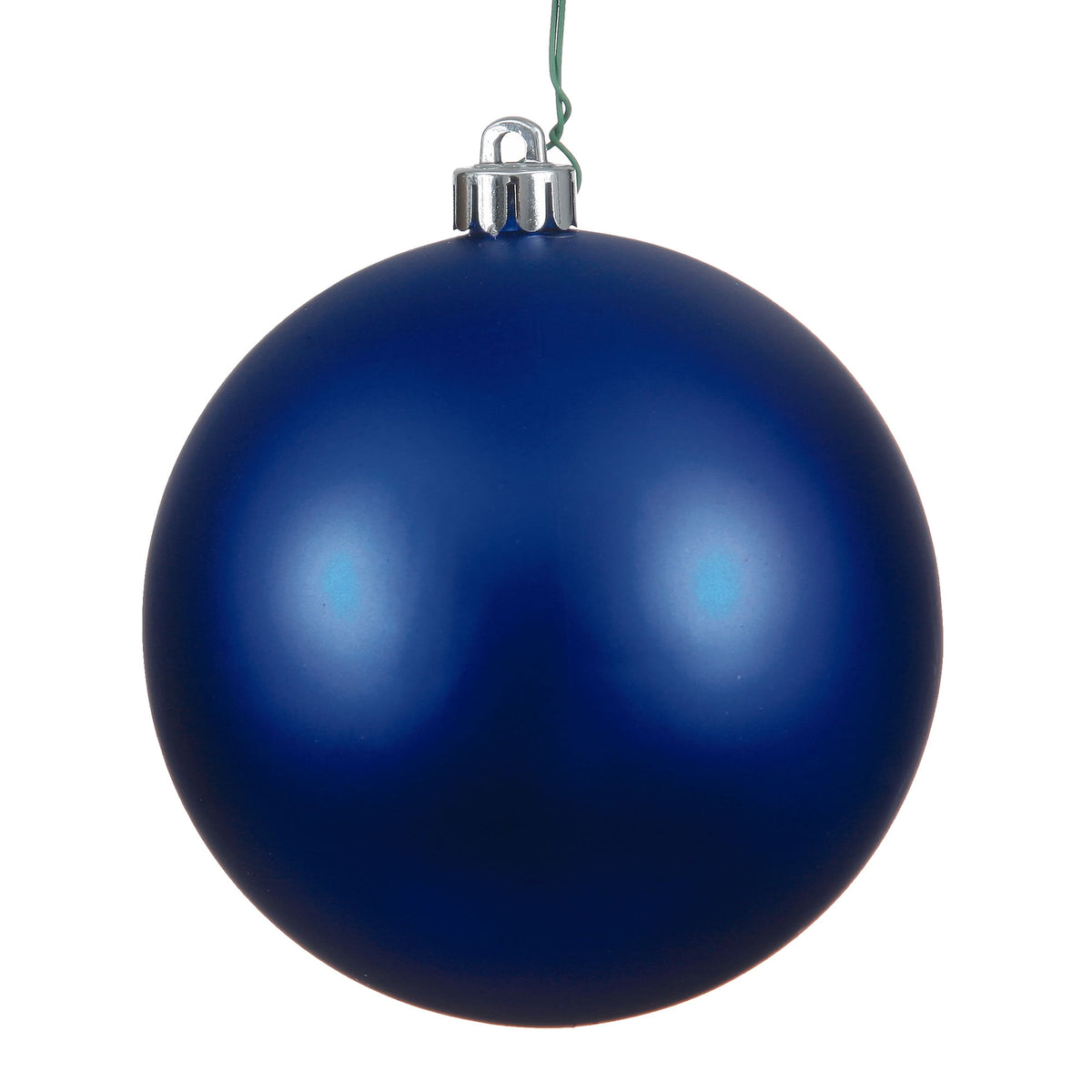 Vickerman 2.4" Christmas Ornament Ball, Silver Shiny Finish, Shatterproof Plastic, UV Resistant, Holiday Christmas Tree Decoration, 24 Pack