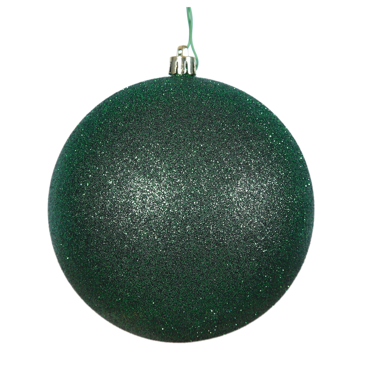 Vickerman 2.4" Christmas Ornament Ball, Silver Shiny Finish, Shatterproof Plastic, UV Resistant, Holiday Christmas Tree Decoration, 24 Pack