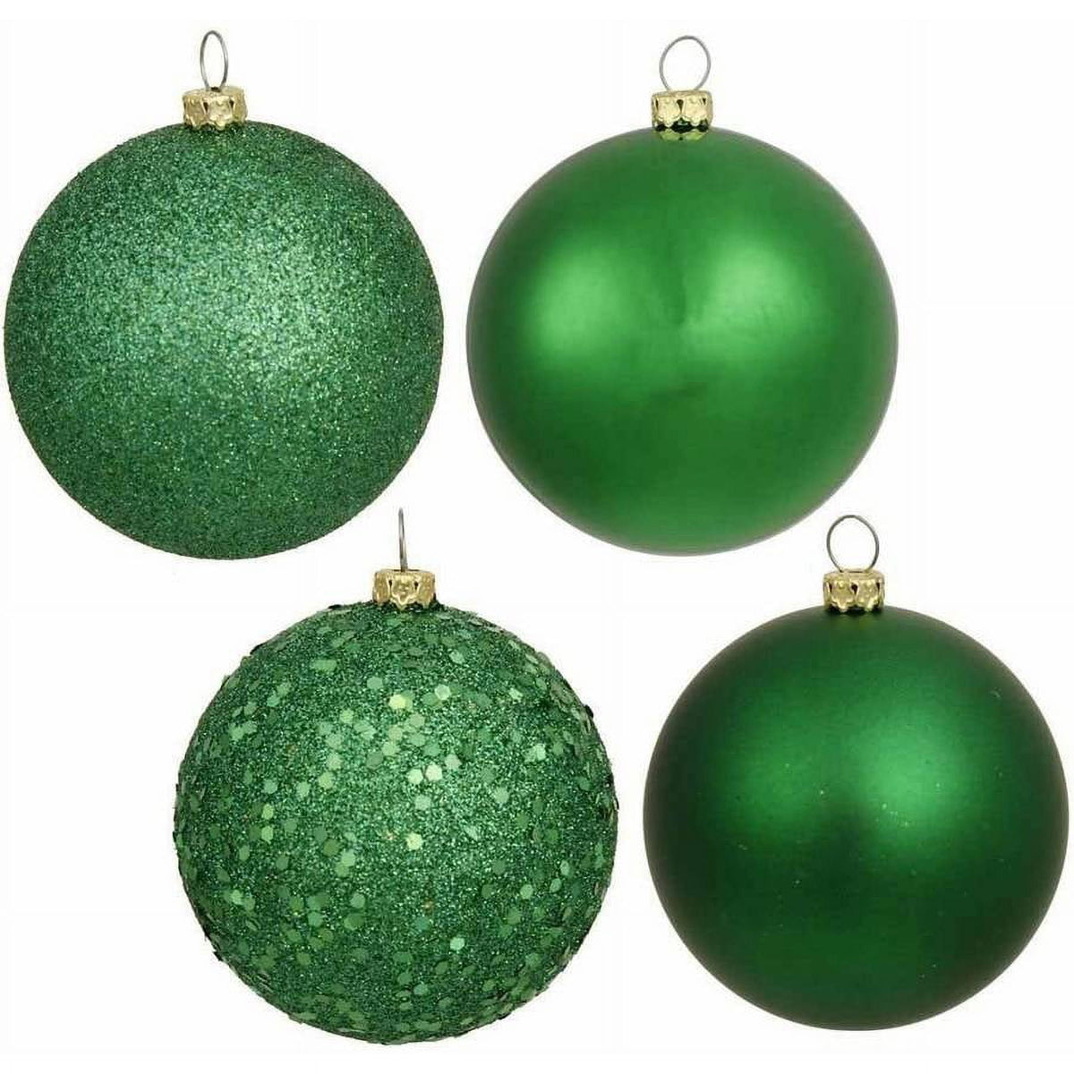 Vickerman 2.4" Baby Blue 4-Finish Ball Ornament Assortment, 60 per Box