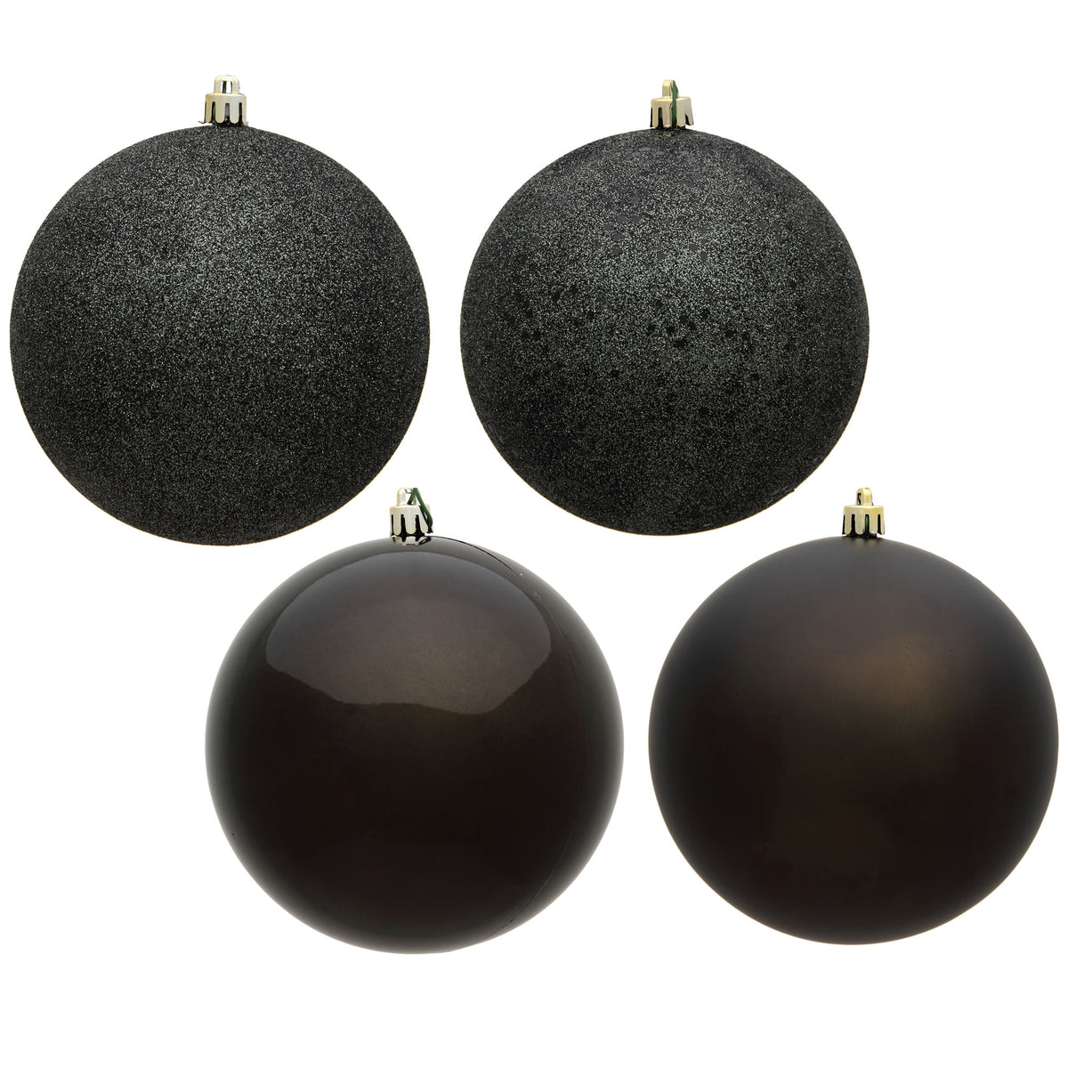 Vickerman 2.4" Christmas Ornament Ball, Silver Shiny Finish, Shatterproof Plastic, UV Resistant, Holiday Christmas Tree Decoration, 24 Pack