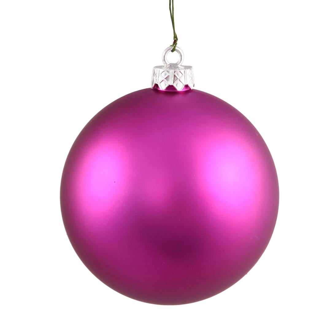 Vickerman 2.4" Baby Blue 4-Finish Ball Ornament Assortment, 60 per Box