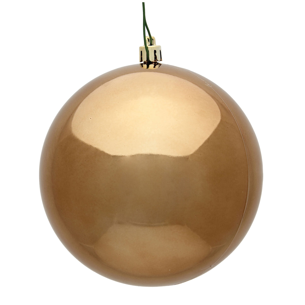 Vickerman 3" Honey Gold Matte Ball Ornament, 32 per Box
