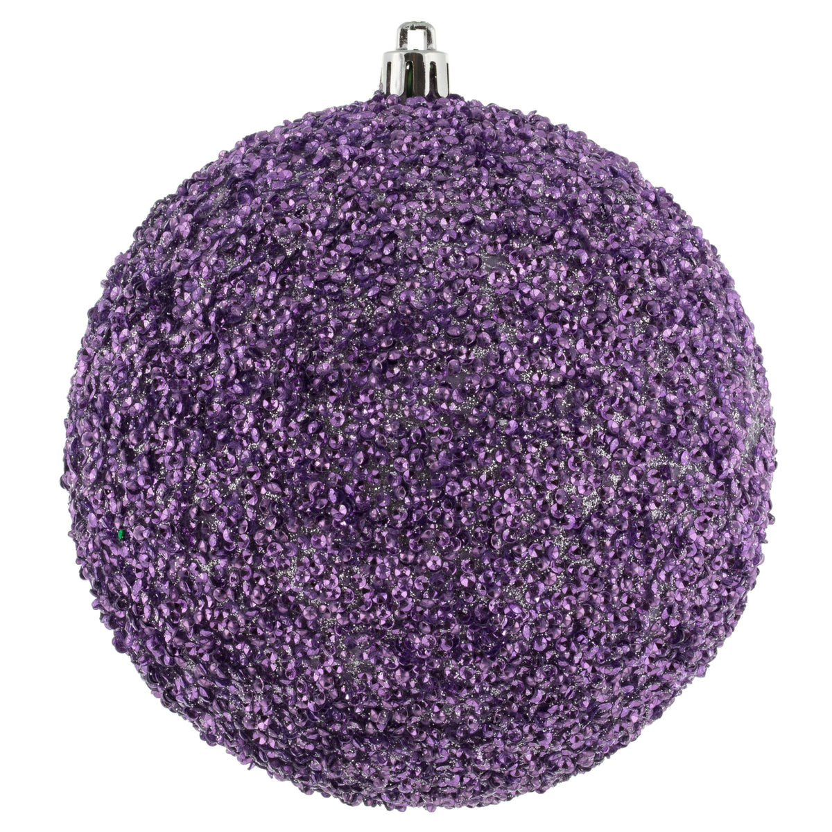 Vickerman 6" Turquoise Beaded Ball Ornament, 4 per Bag