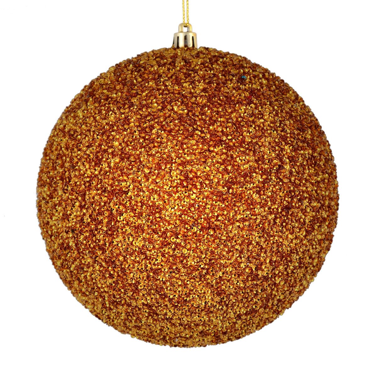 Vickerman 6" Turquoise Beaded Ball Ornament, 4 per Bag