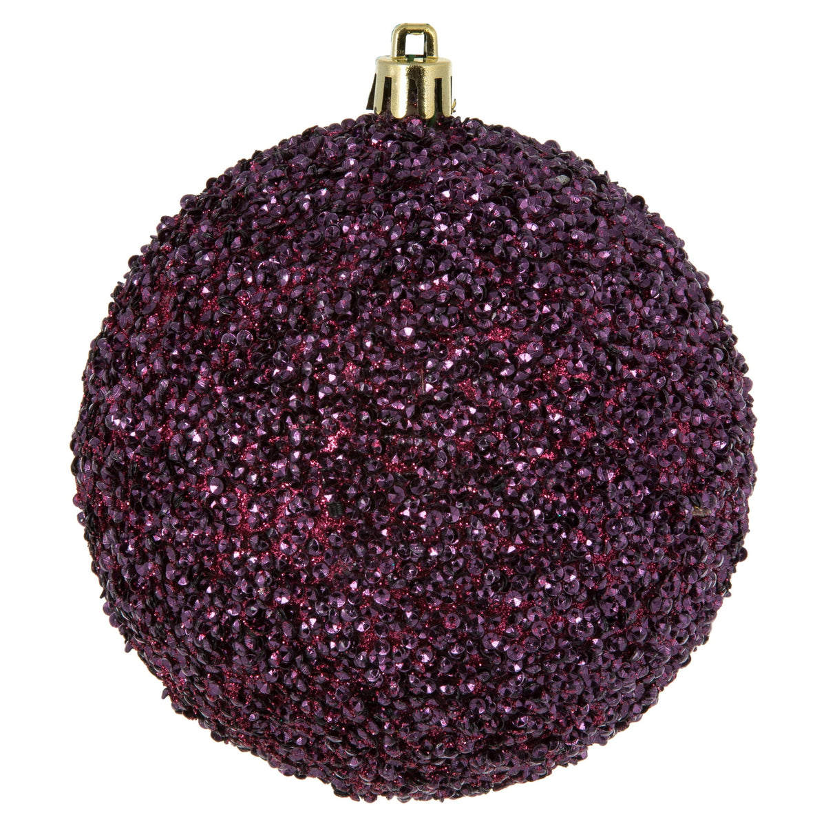 Vickerman 6" Turquoise Beaded Ball Ornament, 4 per Bag