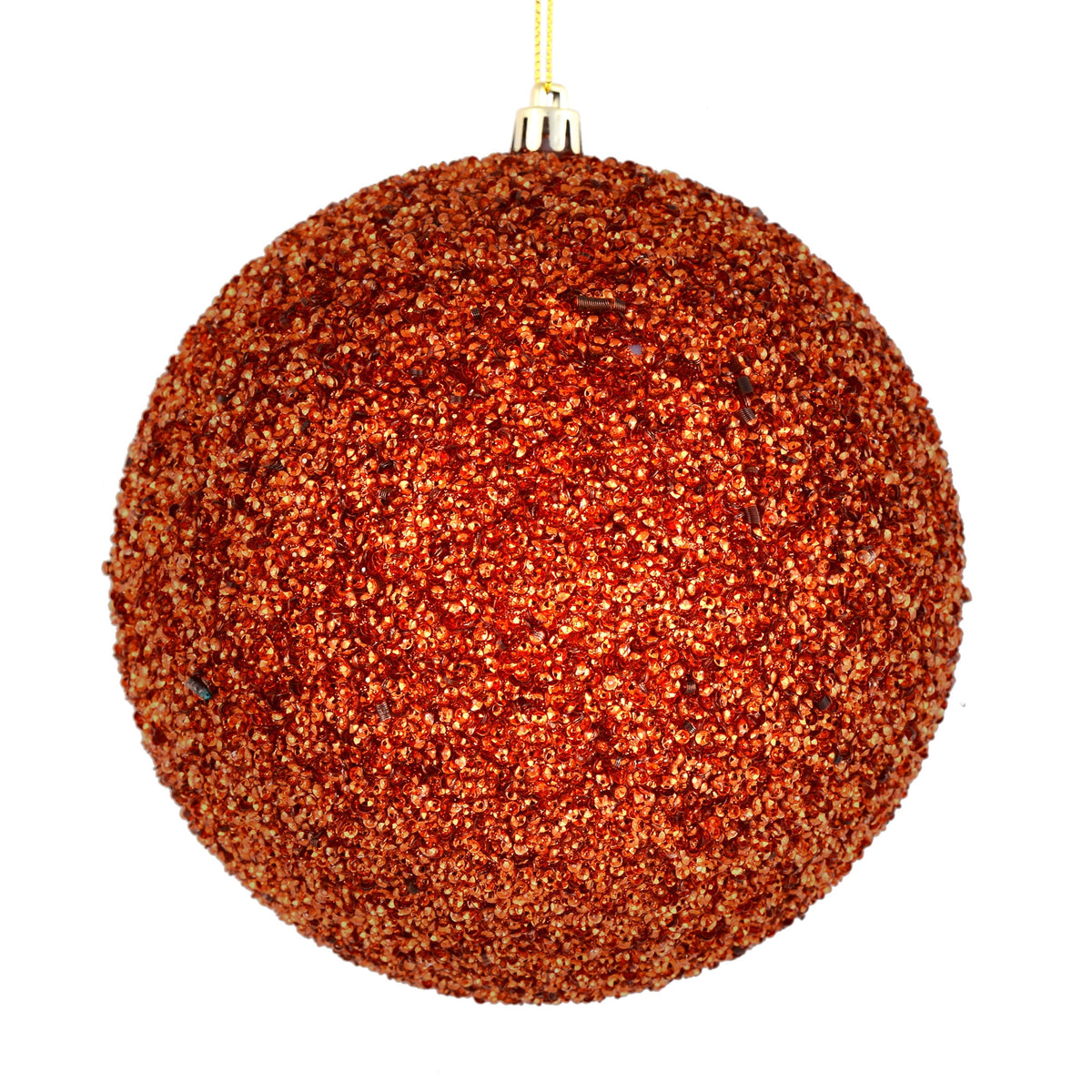 Vickerman 6" Turquoise Beaded Ball Ornament, 4 per Bag