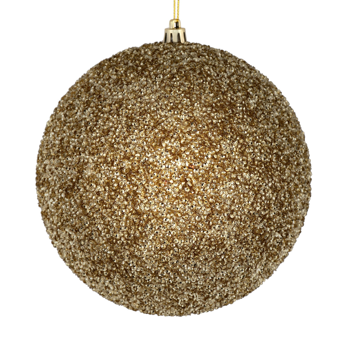 Vickerman 6" Turquoise Beaded Ball Ornament, 4 per Bag