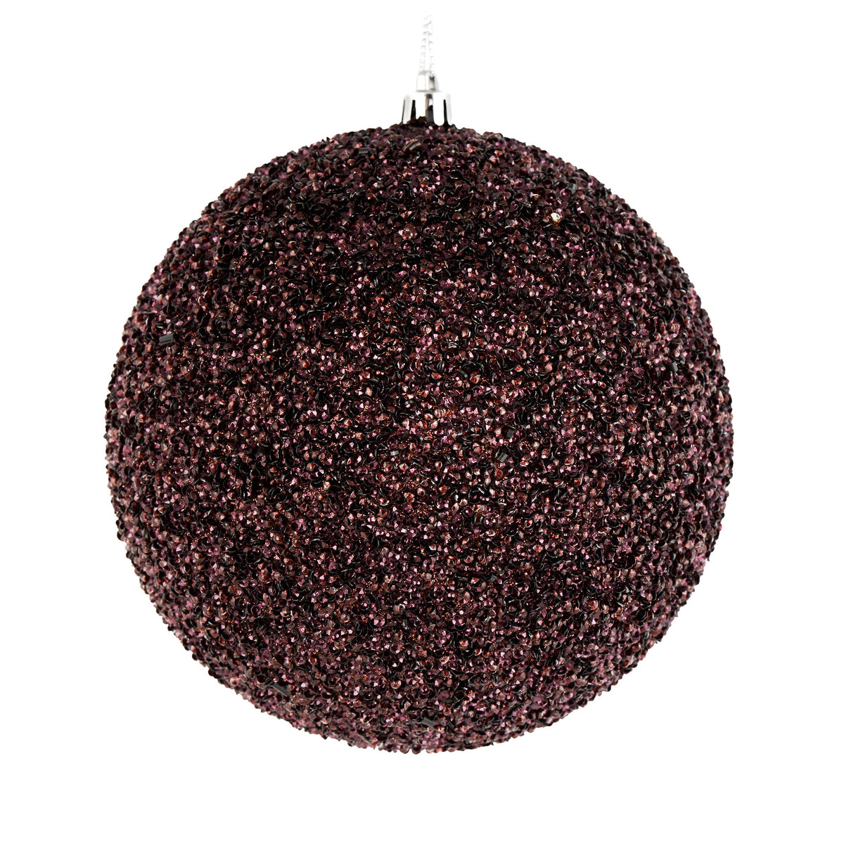 Vickerman 6" Turquoise Beaded Ball Ornament, 4 per Bag