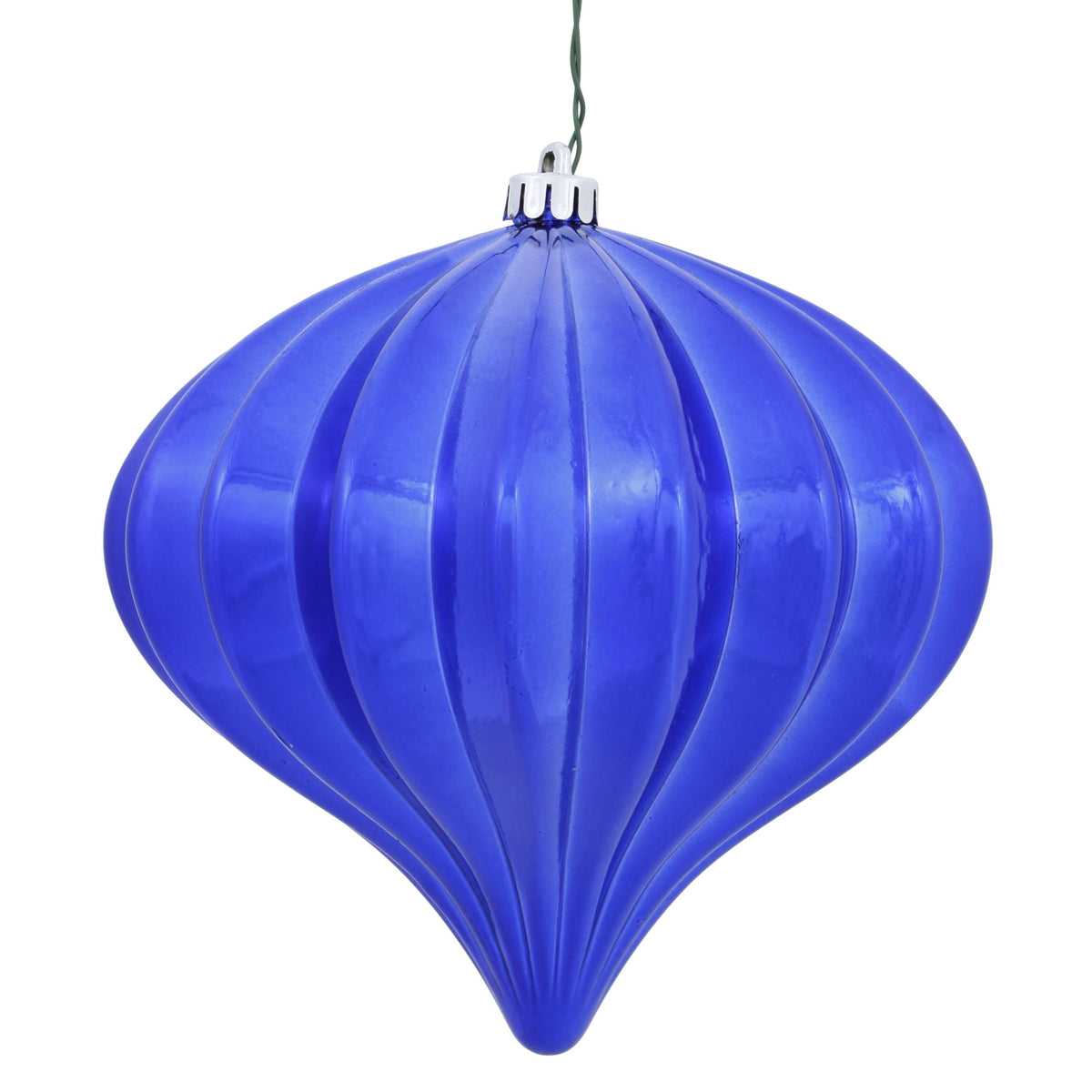 Vickerman 5.7" Burnished Orange Matte Onion Christmas Ornament, UV treated, Set of 3
