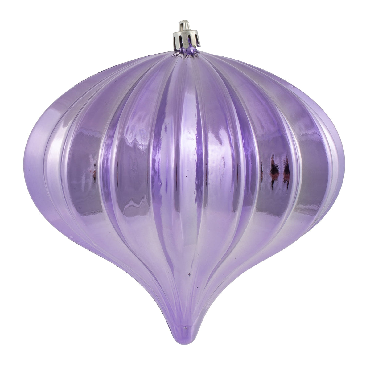 Vickerman 5.7" Burnished Orange Matte Onion Christmas Ornament, UV treated, Set of 3