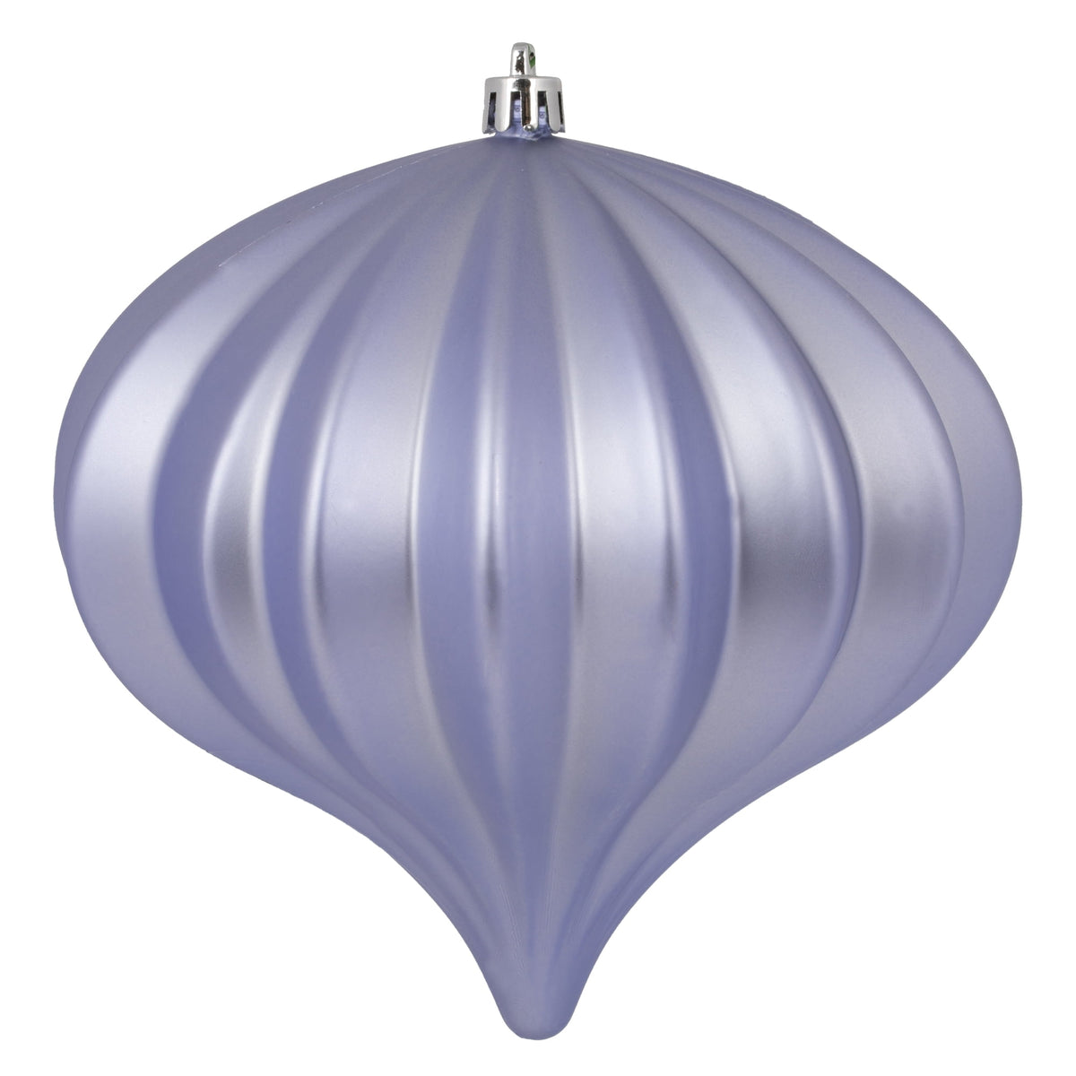 Vickerman 5.7" Teal Shiny Onion Christmas Ornament, UV treated, Set of 3