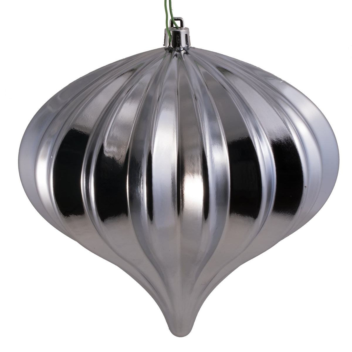 Vickerman 5.7" Burnished Orange Matte Onion Christmas Ornament, UV treated, Set of 3