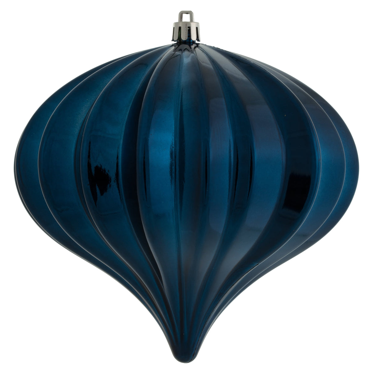 Vickerman 5.7" Burnished Orange Matte Onion Christmas Ornament, UV treated, Set of 3