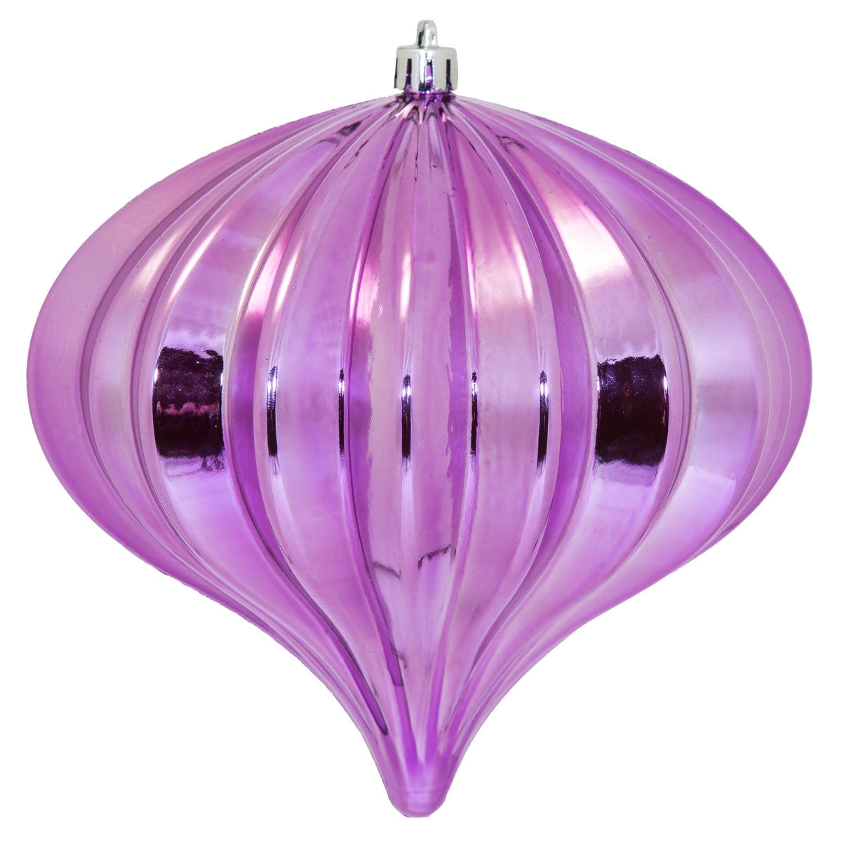 Vickerman 5.7" Burnished Orange Matte Onion Christmas Ornament, UV treated, Set of 3