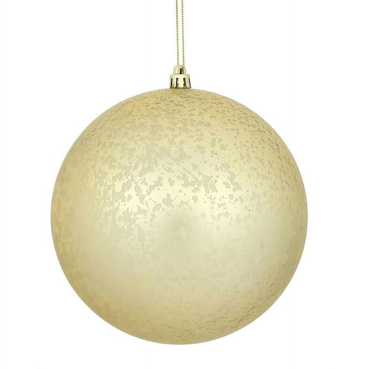 Vickerman 8" Gold Matte Mercury Ball Ornament