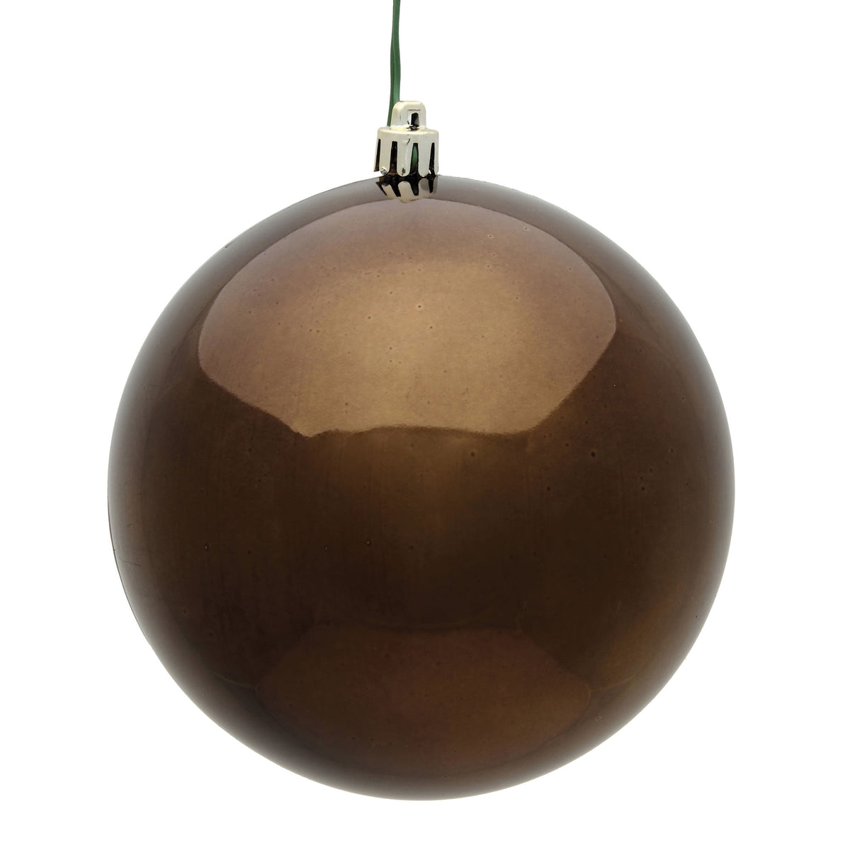 Vickerman 6" Moss Green Sequin Ball Ornament, 4 per Bag