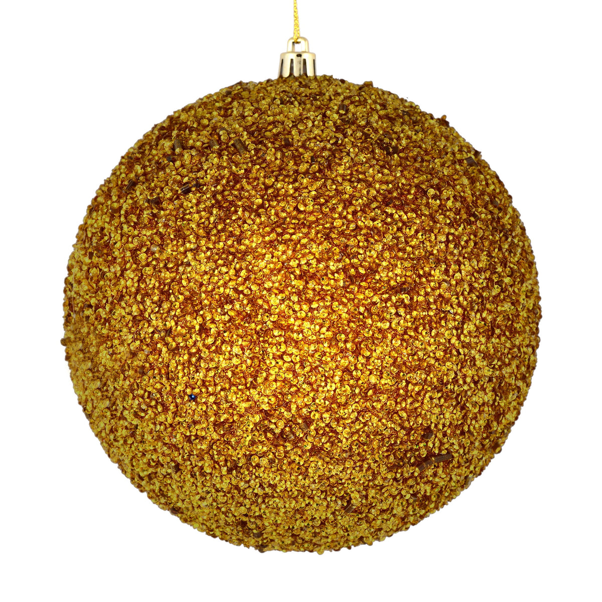 Vickerman 6" Turquoise Beaded Ball Ornament, 4 per Bag