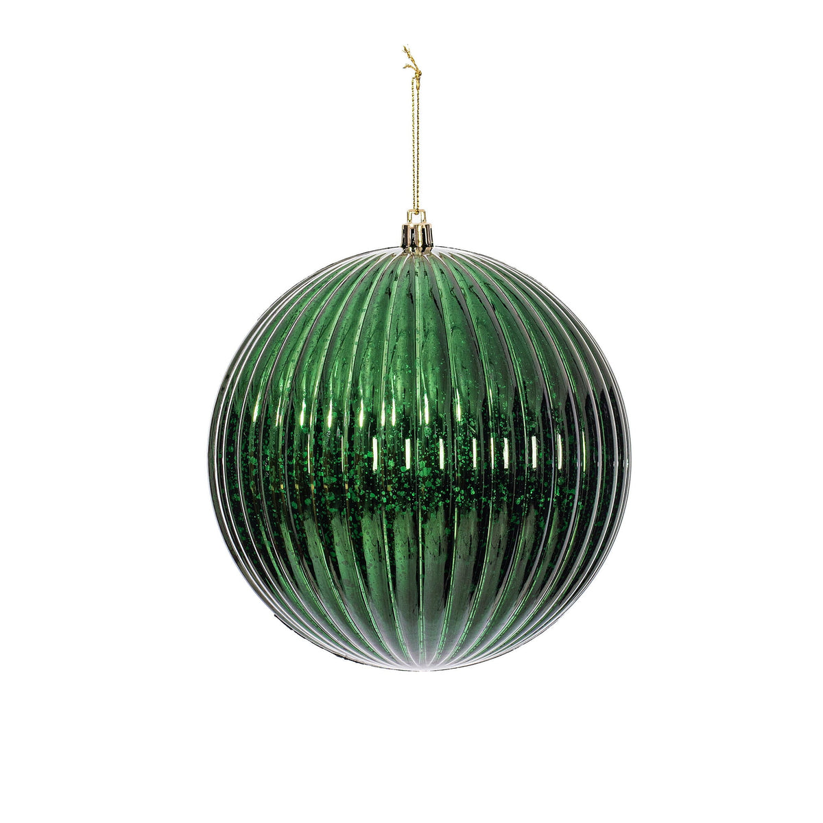 Vickerman 6" Burgundy Shiny Lined Mercury Ball Ornament, 4 per bag.