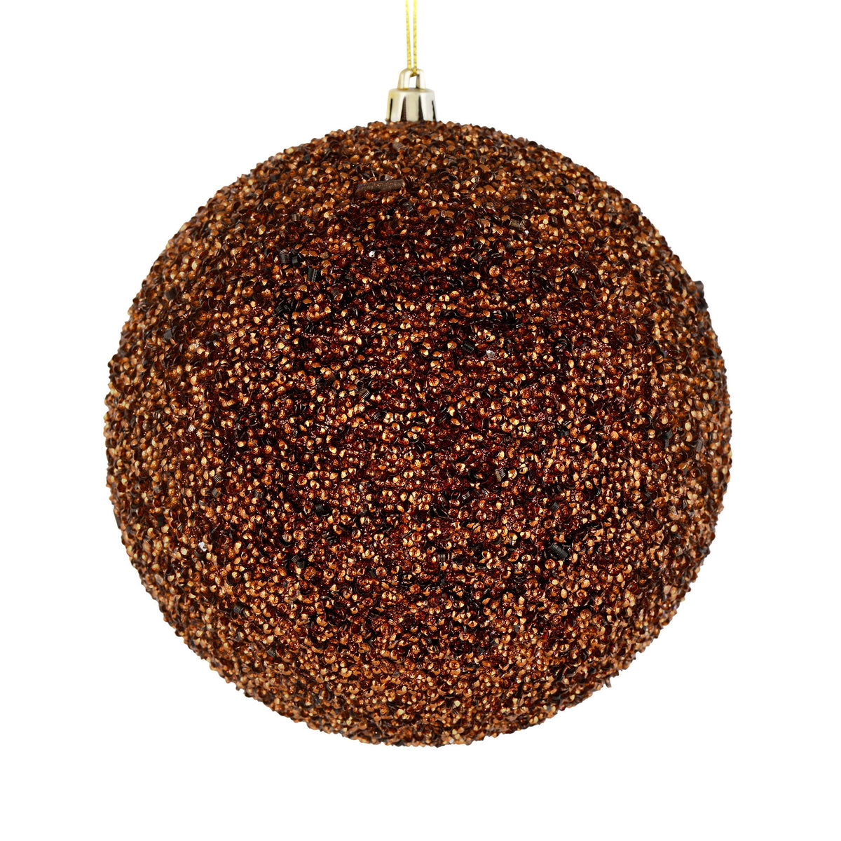 Vickerman 6" Turquoise Beaded Ball Ornament, 4 per Bag