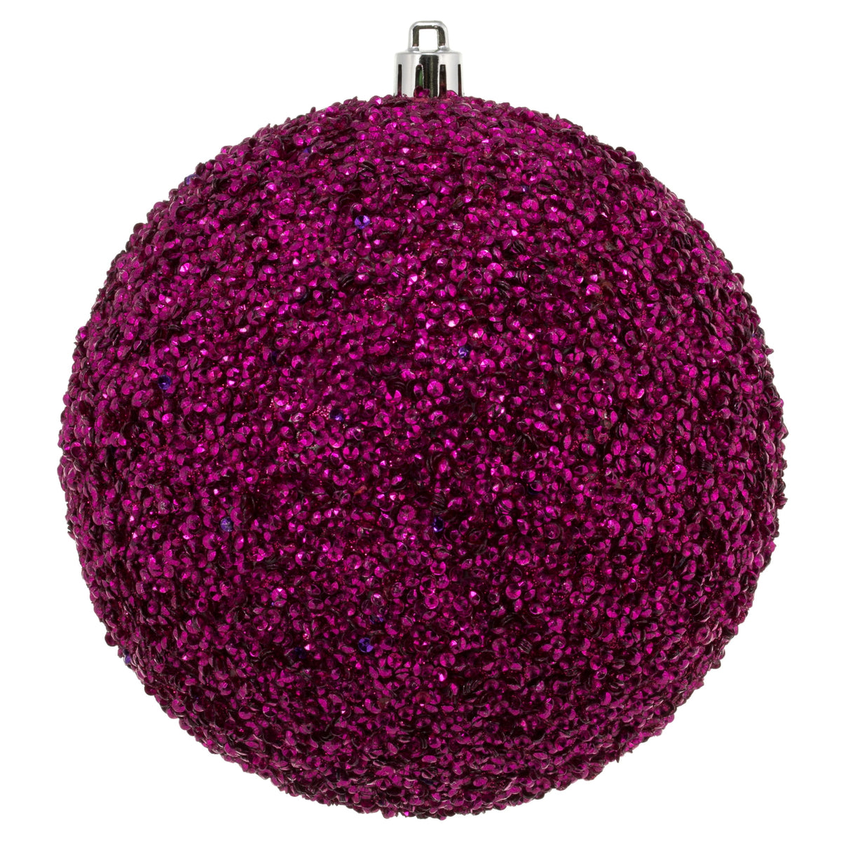 Vickerman 6" Turquoise Beaded Ball Ornament, 4 per Bag