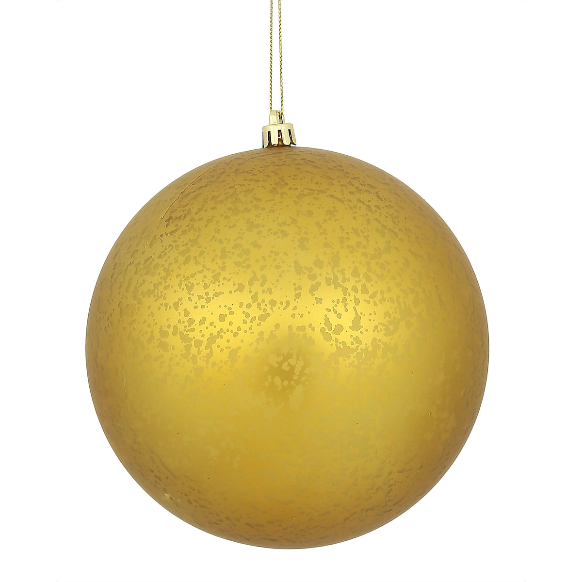 Vickerman 8" Gold Matte Mercury Ball Ornament