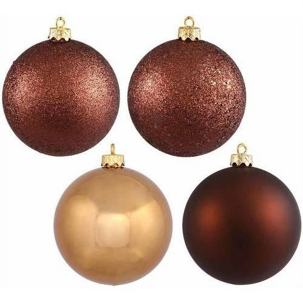Vickerman 2.4" Baby Blue 4-Finish Ball Ornament Assortment, 60 per Box