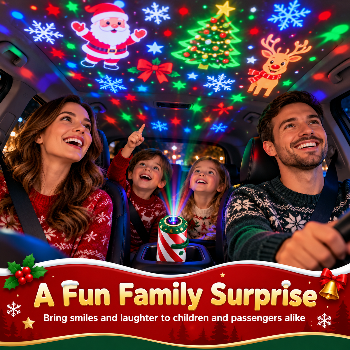 2026 New Upgraded 4K Smart Dynamic 5D Holographic Night Light Projector, 2-in-1 Galaxy & Ocean Star Ceiling Projector with 24 HD Films, 360° Flexible USB Powered Lamp for Bedroom Decor & Car GIft