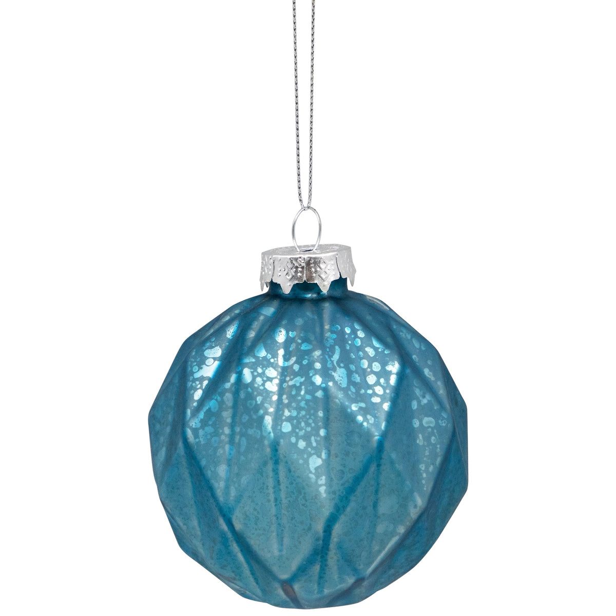 Northlight Onion and Glass Ball Christmas Ornaments - 3.25" - Royal Blue - Set of 12