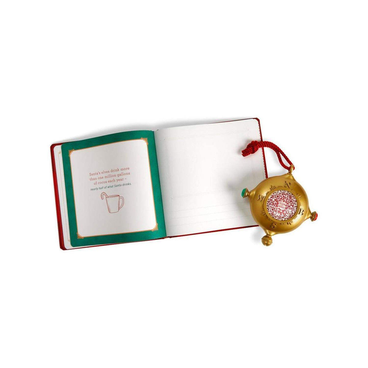 Santa's Kindness Ornament and Journal, Set of 2