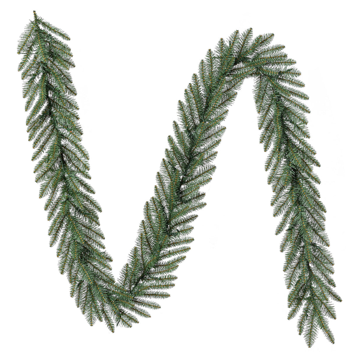 Milford LumaDazzle Pre-Lit Color-Changing Twinkle LED Artificial Christmas Garland, Green, 9', by Holiday Time