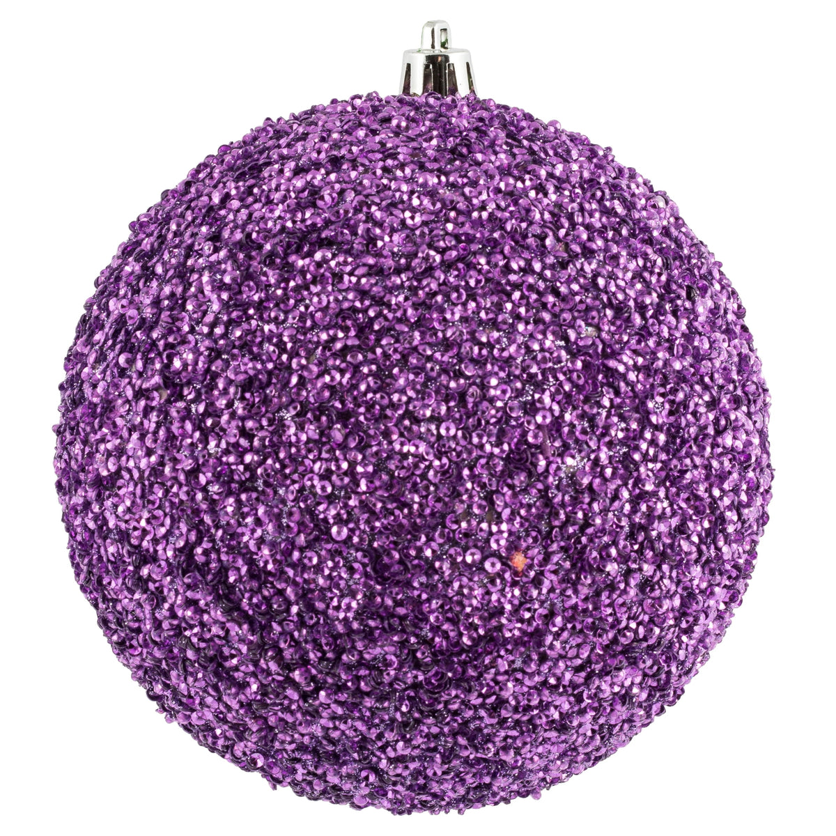 Vickerman 6" Turquoise Beaded Ball Ornament, 4 per Bag