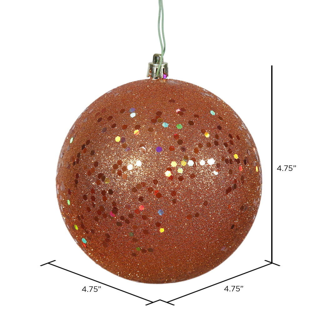 Vickerman 4.75" Midnight Blue Matte Ball Ornament, 4 per Bag