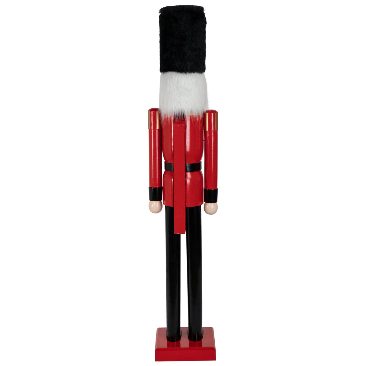 Northlight Giant Commercial Size Wooden Christmas Nutcracker Soldier - 6' - Red and Black