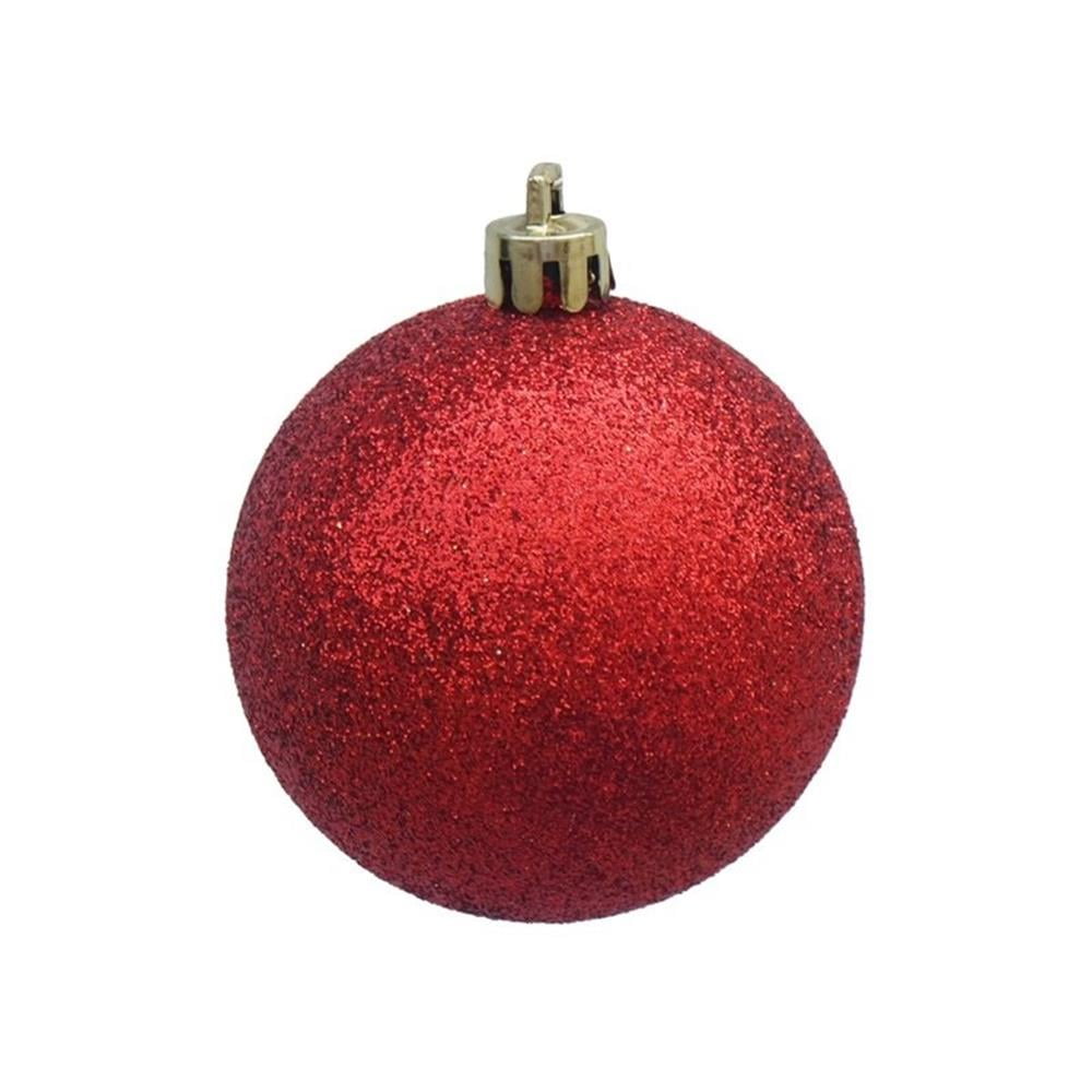 Jeco 40 Piece Christmas Tree Ornament Set in Red Green and Gold