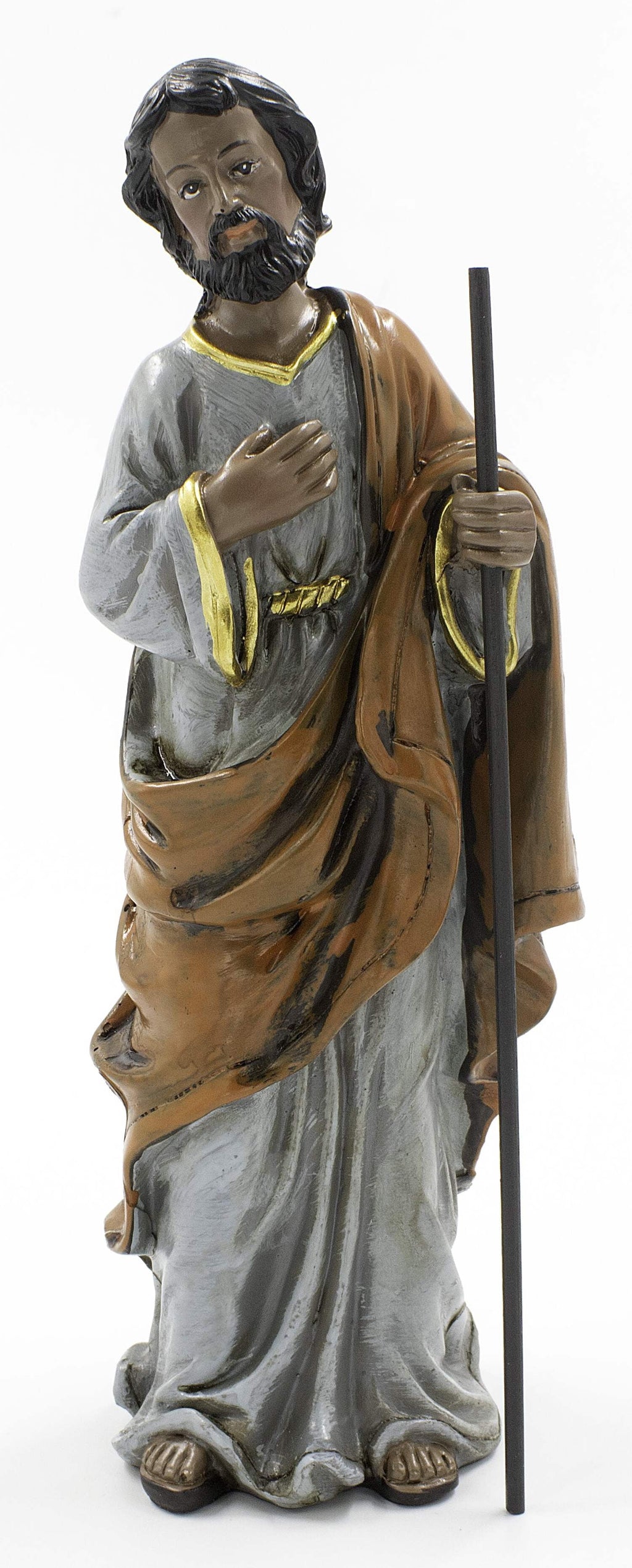 24-Piece Black Life-Like Nativity Scene