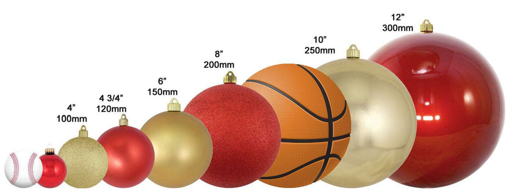 Christmas By Krebs Ornament, Large Commercial Grade Indoor and Outdoor Shatterproof Plastic, UV and Water Resistant Ball Ornament Decorations (Shiny Azure Blue, 12 inch (300mm))