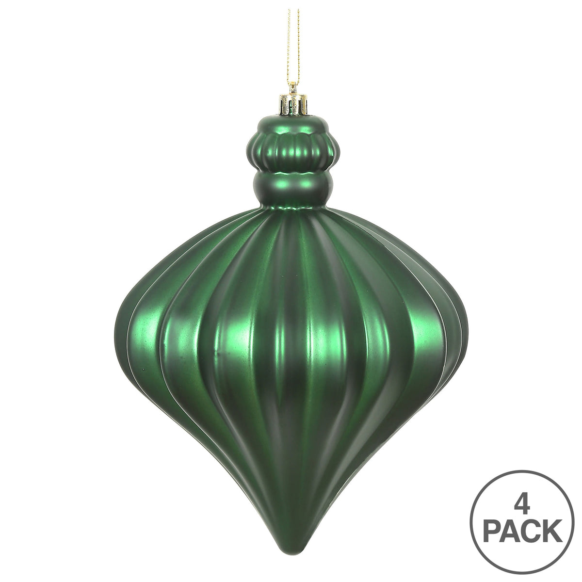 Vickerman 6" Periwinkle Matte Onion Drop 4/Bg