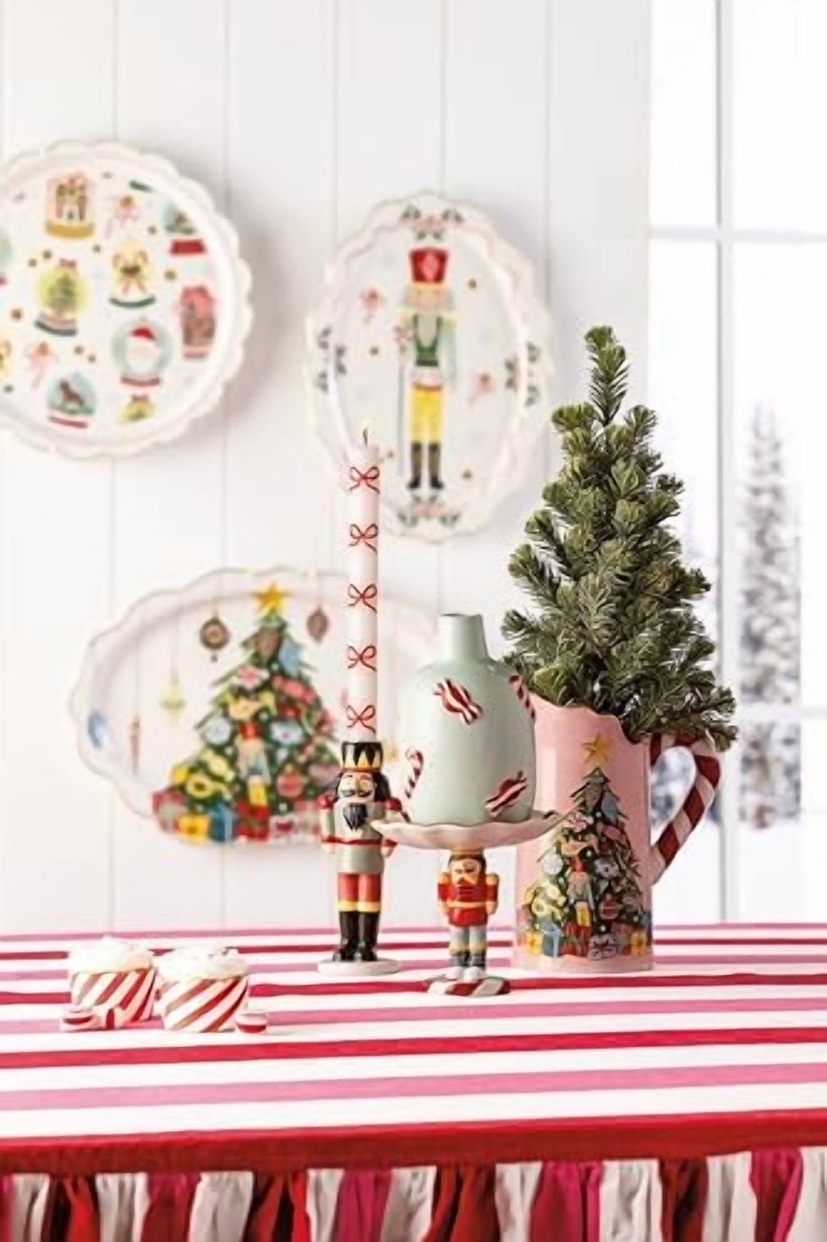 Mud Pie Christmas Small Nutcracker Taper Holder