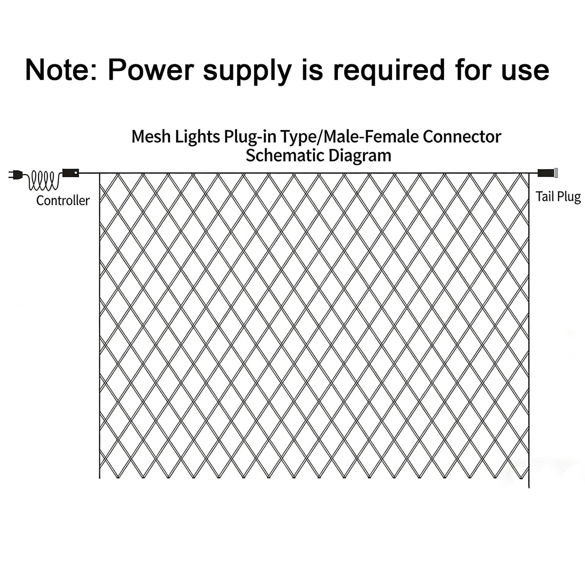 Christmas Net Lights Outdoor, 192 LED 9.8Ft x 6.6Ft Net Lights, Waterproof Christmas Outdoor Mesh Lights for Tree Bushes Holiday Party Garden, Holiday Wedding Party Decorations