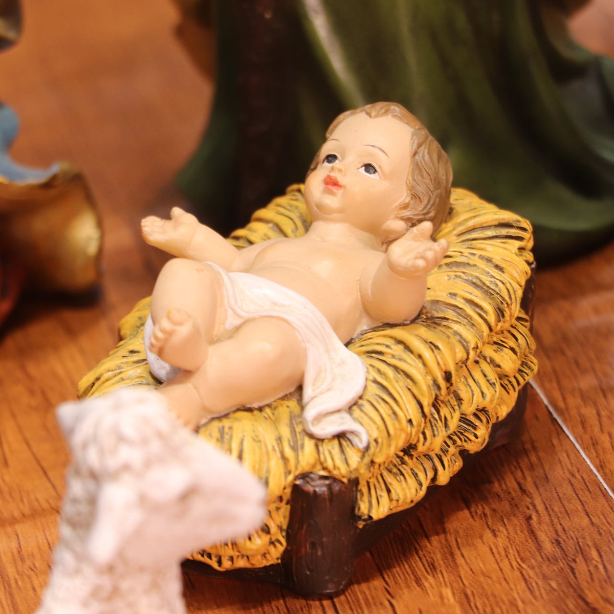 Zayton Nativity Set Christmas Nativity Scene Indoor 11 Piece 5 Inch Figures Holidays Décor Stable Birthday Gift