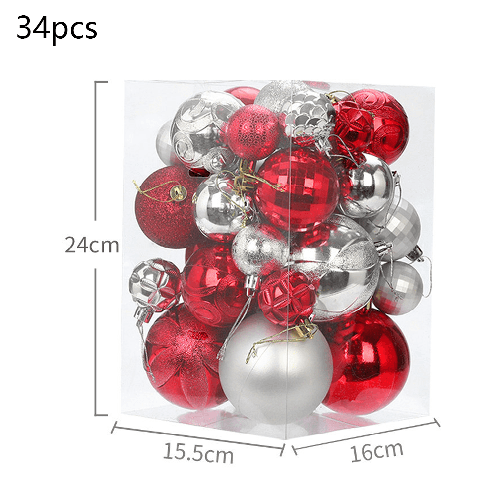 Christmas Ball Ornaments Shatterproof Christmas Ornaments Set Decorations for Xmas Tree Balls